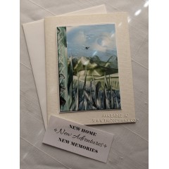 Encaustic Elements - New Home Greeting Card - Made in Creston BC #21-04